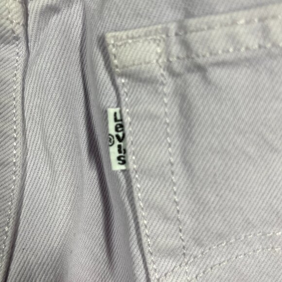 Levis Jeans Womens Size 29 Purple Black Tab Raw Hems 29X26 Cotton Denim - Picture 8 of 14